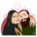 Eu vou fazer um desenho de dia dos namorados pra você