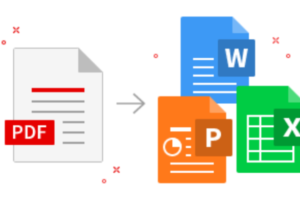 Eu vou converter arquivos pdf em word ou outros