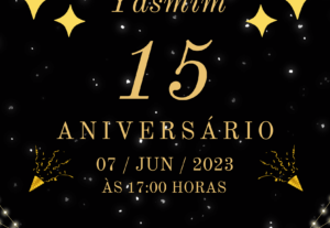 Eu vou Criar um convite de aniversário para você.