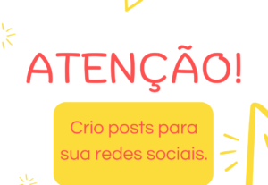 Eu vou fazer as artes para suas redes socias.