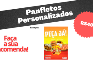 Eu vou Fazer um panfleto para você