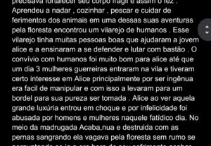 Eu vou Criar histórias fictícias para você