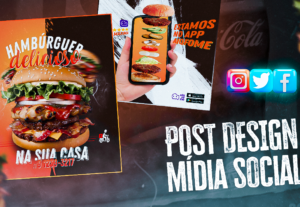 Eu vou fazer um design para sua mídia social