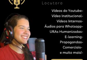 Eu vou ser a voz dos seus vídeos