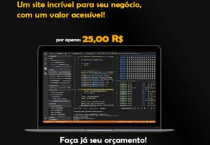 Eu vou criar um site profissional e responsivo