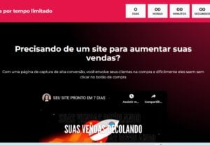 Eu vou criar sua landing page de alta conversão em até 7 dia...