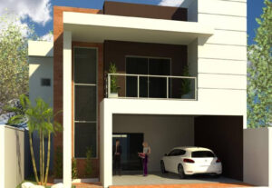 Eu vou fazer o projeto de fachada da sua casa.