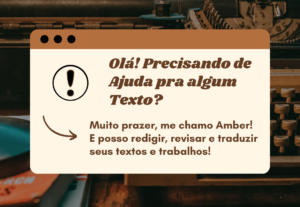 Eu vou revisar e/ou traduzir seu trabalho/texto academico