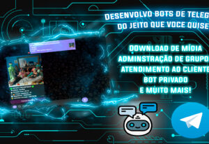 Eu vou desenvolver um bot de telegram do jeito que quiser