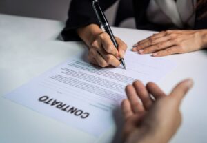 Eu vou fazer seu contrato para sua parceria ou negociação.