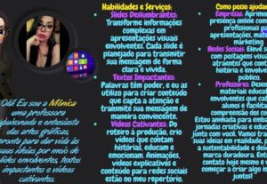 Eu vou criar slides pdf ou vídeo para sua empresa/ trabalho
