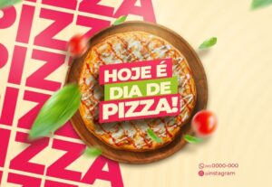 Eu vou criar um post profissional para sua pizzaria