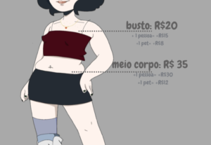 Eu vou fazer uma ilustração digital para você