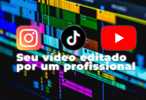 Eu vou editar seus vídeos do TikTok, Reels ou Youtube