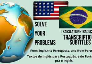 Eu vou traduzir o seu texto do Inglês para o Português