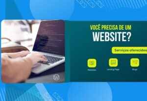 Eu vou fazer o site da sua empresa ou landing page.