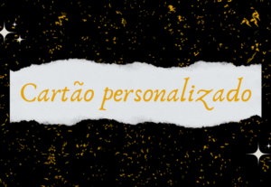 Eu vou fazer seu cartão de visita personalizado.