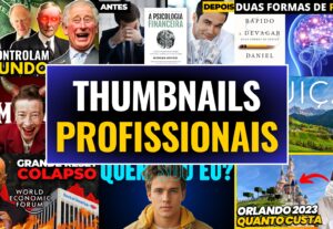 Eu vou Criar Thumbnails Irresistíveis Para Seus Videos