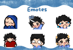 Eu vou criar emotes, badges personalizados para o seu canal