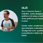 Eu vou fazer artes para a sua igreja