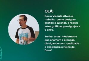 Eu vou fazer artes para a sua igreja