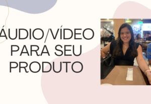 Eu vou fazer uma propaganda para seu serviço/produto