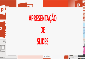 Eu vou Montar uma excelente apresentação em slides para você