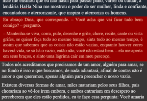 Eu vou escrever um texto com 1000 palavras