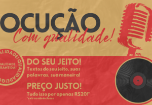 Eu vou fazer uma locução única para você