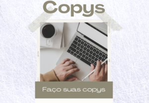 Eu vou Fazer copys para seus anúncios