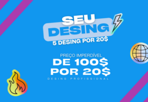 Eu vou fazer 15 desing profissional da sua preferência