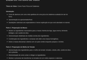 Eu vou escrever tudo para você
