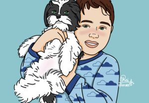 Eu vou fazer desenhos e caricaturas digitais de fotos