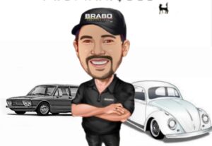 Eu vou Fazer logo marca com caricatura