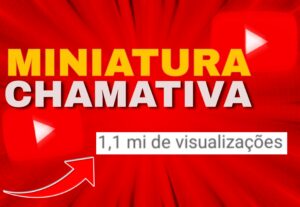 Eu vou fazer 2 thumbnails personalizadas por apenas 20 reais