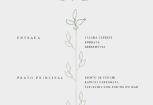 Eu vou criar o cardápio perfeito para o seu estabelecimento