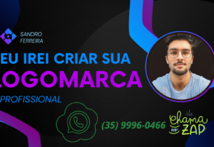 Eu vou Criar A Logo Marca Profissional Para Seu Projeto