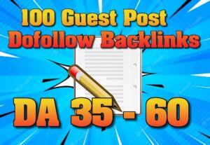 Eu vou criar 250+ Guest Post sites DA40 backlinks