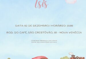 Eu vou fazer seus convites digitais para festas