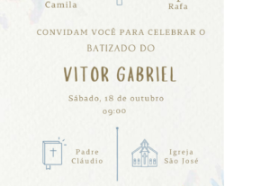Eu vou fazer o melhor convite para a sua festa