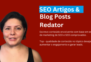 Eu vou escrever artigo e post profissional para seu Blog.