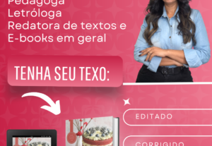 Eu vou diagramar o seu E-book de sucesso.