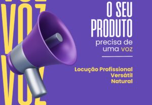Eu vou ser a voz que você precisa para a sua locução/dublage...