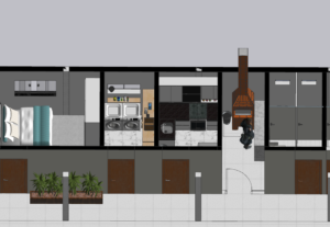 Eu vou fazer seu projeto residencial 3d Sketchup