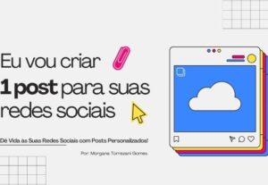 Eu vou fazer uma arte para suas redes sociais