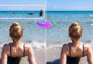 Eu vou remover objetos ou pessoas da sua foto