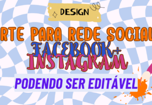 Eu vou fazer sua arte para rede social