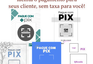 Eu vou criar pra você um Cartão QR code para pagamentos pix