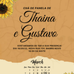 Eu vou fazer a arte para os convites da sua festa