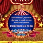 Eu vou criar uma linda arte para o seu convite infantil